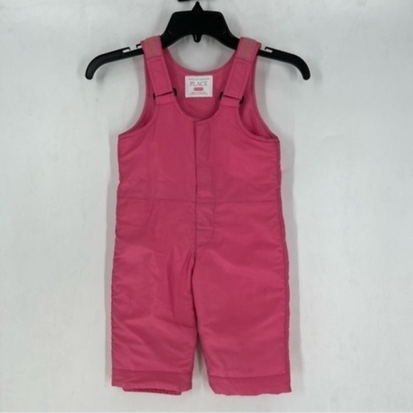 5/$25 The Children’s Place Snow Bib Jumpsuit pink size 18-24 months - Picture 1 of 7